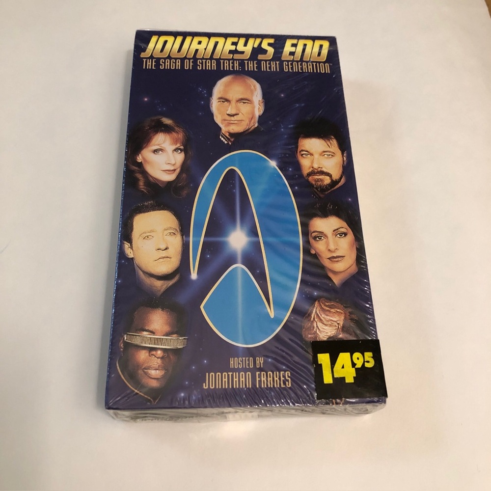 Star Trek TNG Journeys End VHS 1995 Sealed New Paramount Stamp HSeal Documentary